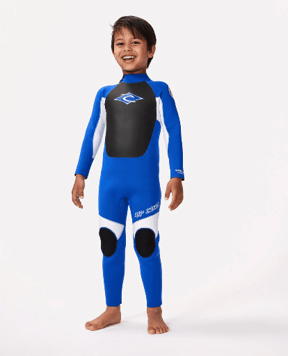 WETSUIT RIP CURL GROMS OMEGA 4/3MM BZ - BLUE (
