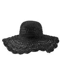 HAT OCEAN&EARTH LADIES FILLY FLOPPY BLK